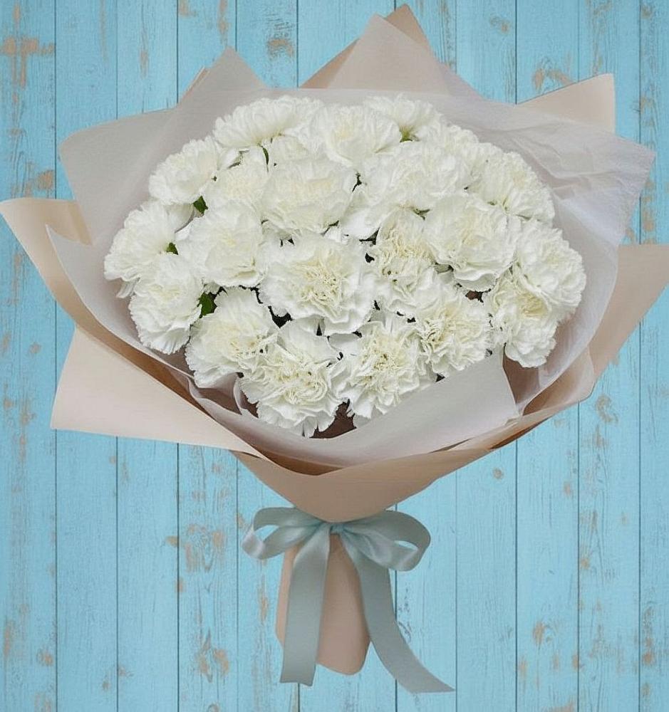 Букет цветов из: Гвоздики в Назии