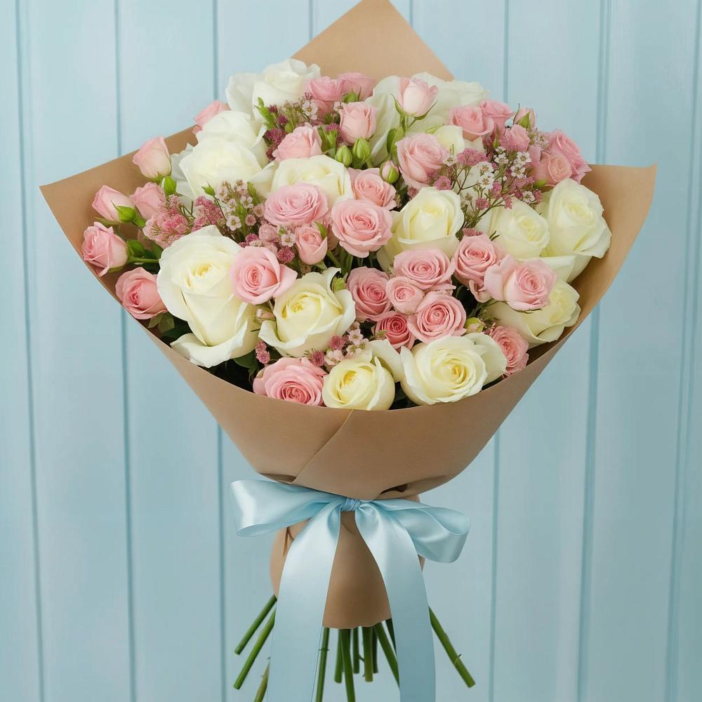 Букет цветов из: Розы в Назии