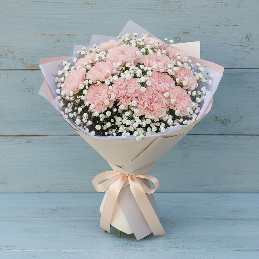 Букет цветов из: Гвоздики в Назии