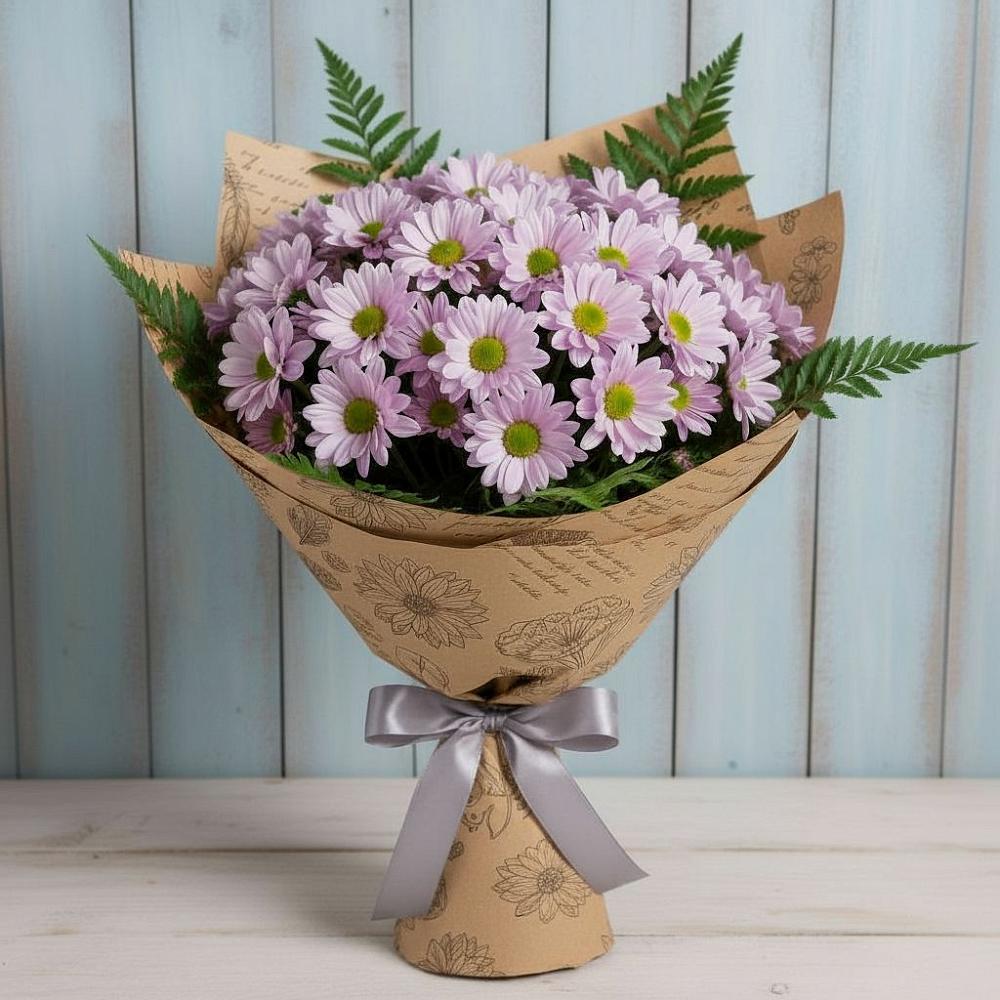 Букет цветов из: Хризантемы в Назии