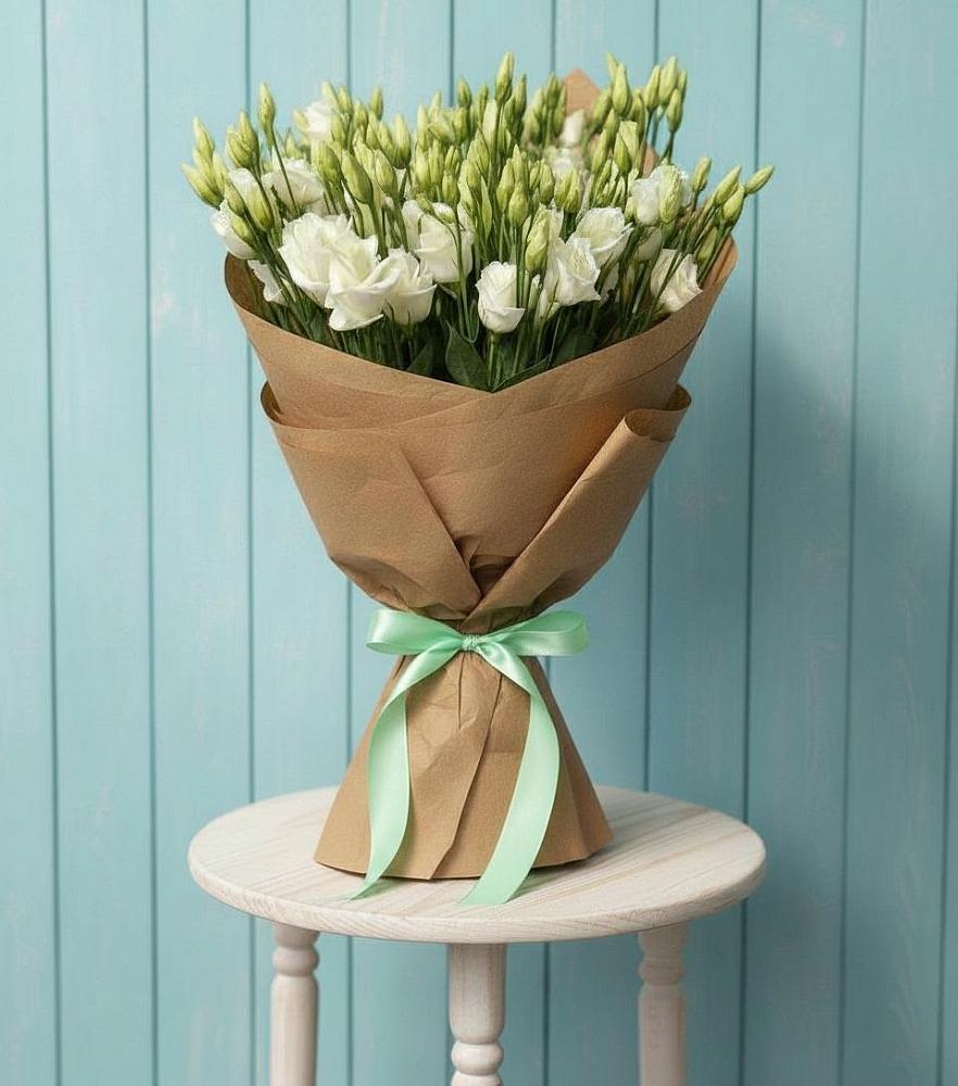 Букет цветов из: Лизиантусы в Назии