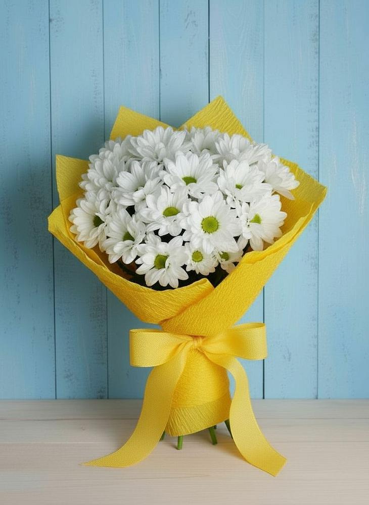 Букет цветов из: Хризантемы в Назии