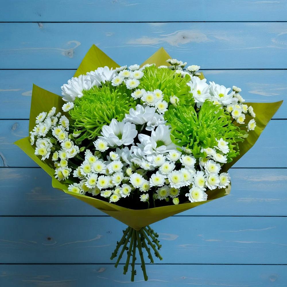 Букет цветов из: Хризантемы в Назии
