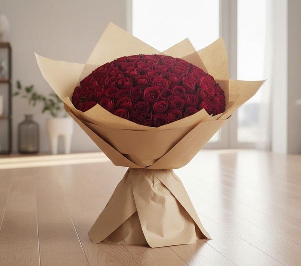 Букет 101 Красная роза в Назии