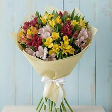 Букет цветов из:  Альстромерии в Назии