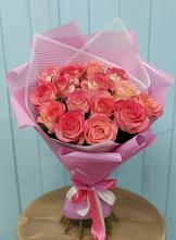 Букет 15 Розовых роз Равель в Назии